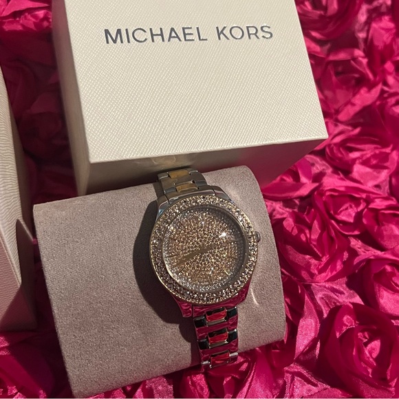 MK Women's Liliane Three-Hand Two-Tone Stainless Steel Bracelet Watch 36mm - Picture 4 of 17